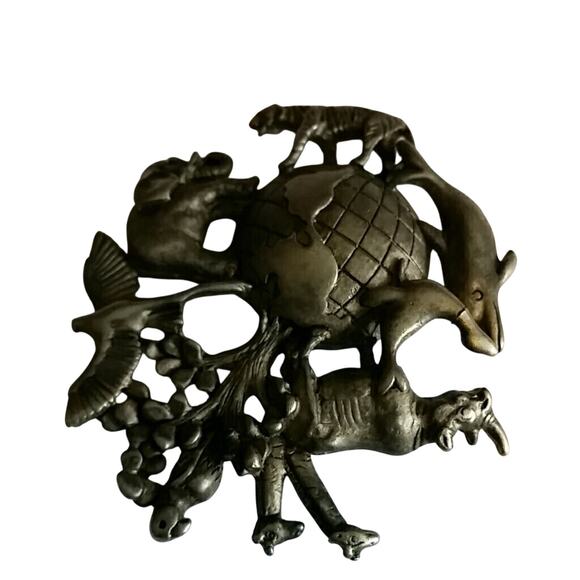 PureUnique Pewter Animal Brooch. 0 - Picture 1 of 4